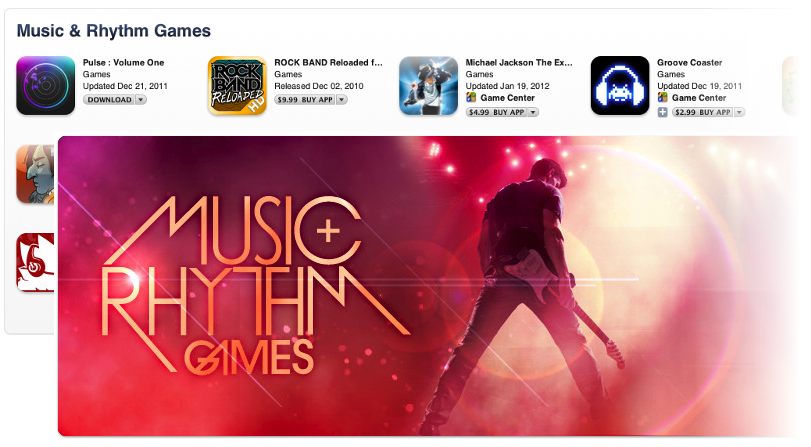 App Store; Music & Rhythm Games